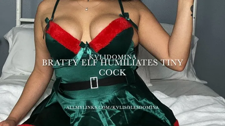 Bratty Elf Humiliates Your Tiny Cock