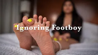 Ignoring Footboy