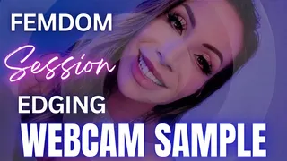 FemDom Webcam Edging Sample - Jessica Dynamic