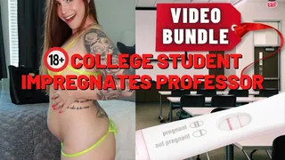 18+ College Student Impregnates Professor Bundle - Jessica Dynamic
