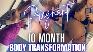 Pregnant 10 Month Body Transformation - Jessica Dynamic