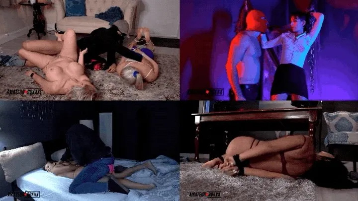 5 Girl Bondage Compilation - Dana, Alina, Havana, Caska, & Aria