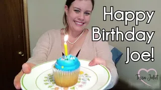 Happy Birthday Joe! - Tessa Juliet - Your BBW friend Tessa seduces you in lingerie for your birthday - BBW POV virtual sex