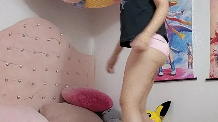 Jumping on Bed Barefoot