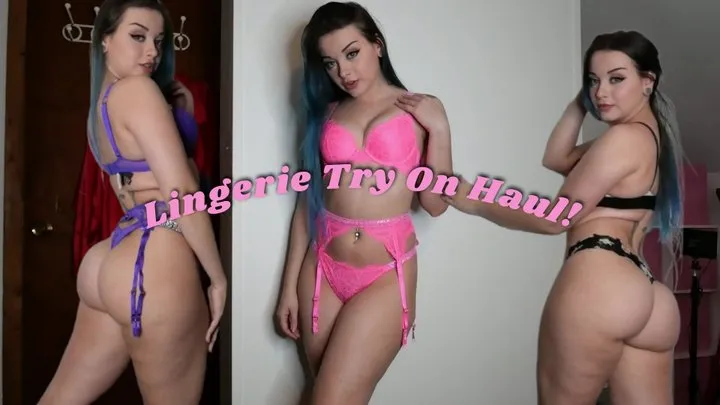 Sexy Lingerie Try On