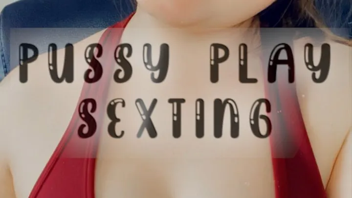 Pussy Play Sexting Session 2