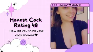 Honest Cock Rating 48