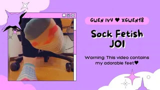 Sock Fetish JOI
