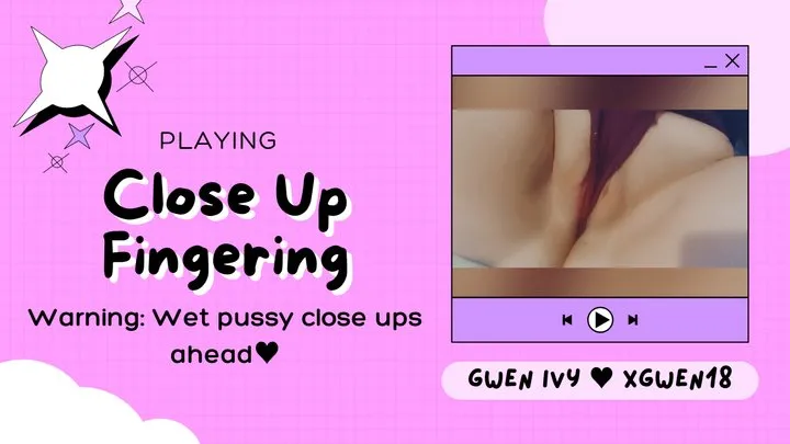 Close Up Fingering