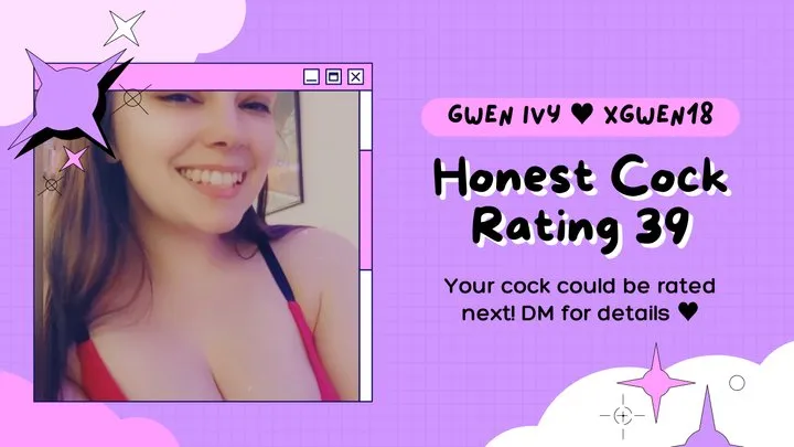 Honest Cock Rating 39