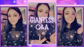 Giantess Q&A