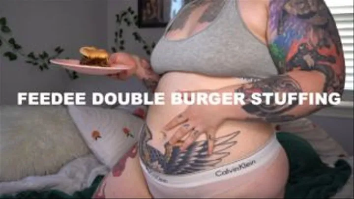 Feedee Double Burger Stuffing