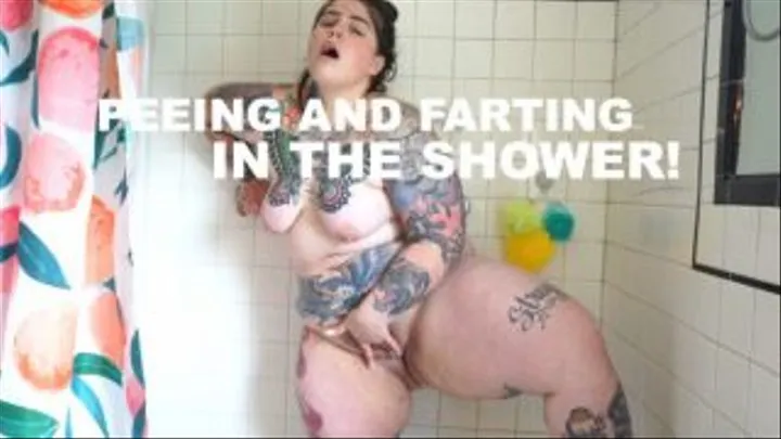 Peeing and FARTING in the shower