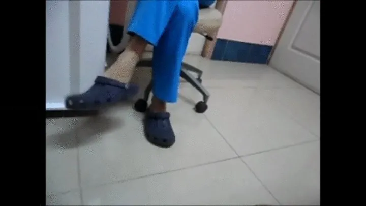 DOCTOR ON CROCS DANGLING