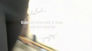 Giantess Lolas Flip Flops Foot Fetish Cam walk and Shop with me