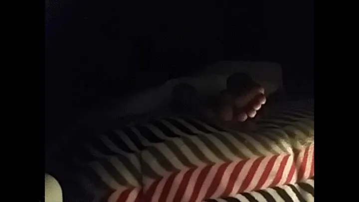 You are a tiny who likes to Spy On THe Soles of My BareFeet and Toes While i Rest Nite Time Foot Fetish Unaware Giantess SpyCAm