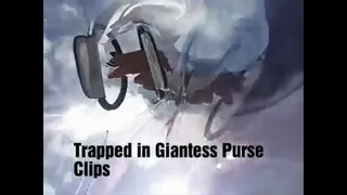 Trapped in Giantess Lolas Purse while she takes a walk