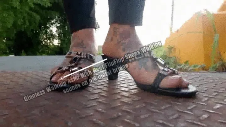 Giantess Lolas High Heel sandals Walking Shoe Sounds ShoePlay