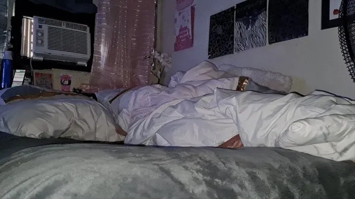 Tired Gassy Milf Fartting while Napping Spy on her Scratching her Sexy Soles with her Big toe and letting FARTS Rip while shes napping on her tummy Foot Fetish Voyeur Ca