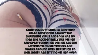 GIAantess Unaware Accidental Butt Crush & Smother Twerking Jigvly Ass Cam