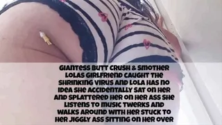 GIAantess Unaware Accidental Butt Crush & Smother Twerking Jiggly Ass Cam