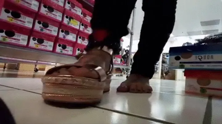 My Best Shoe Play One Shoe Dangling Giantess unaware you are following her under her feet Voyeur cams Many many shoes high heels sandals and more Kmart HumbertoVidal Rainbow Shoe dept public try on Clip Compilation