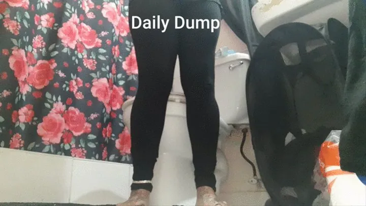 The Daily Dump Toilet Fetish Voyeur On her phone ignoring you while she pees & drops a duece