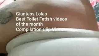Special low price Giantess Lolas Best Toilet Fetish videos of the month Daily Dump and PEE Compilation Clip Video