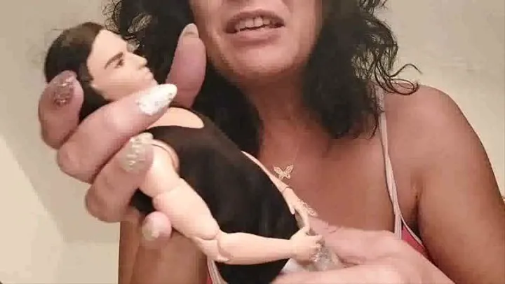 latina Milf Giantesses man Doll comes to life at night and fucks her cuming on her hairy bush first he climbs on her bed while she snores he carresses her feet and ass sucks on her tits fingers and eats out her out then cums on and in her pussy a