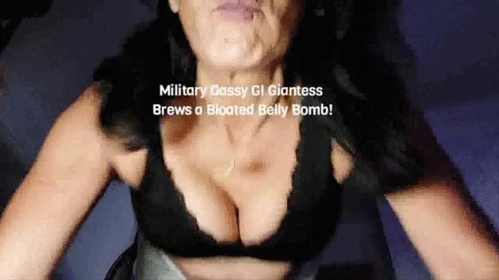 Military Gassy GI Giantess Brews a Bloated Belly Bomb! Belly Growth & Jiggle Stomach Sounds & Fart Fetish mkv