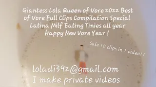 Giantess Lola Queen of Vore 2022 Best of Vore Full Clips Compilation Special Latina Milf Eating Tinies all year Happy New Vore Year!