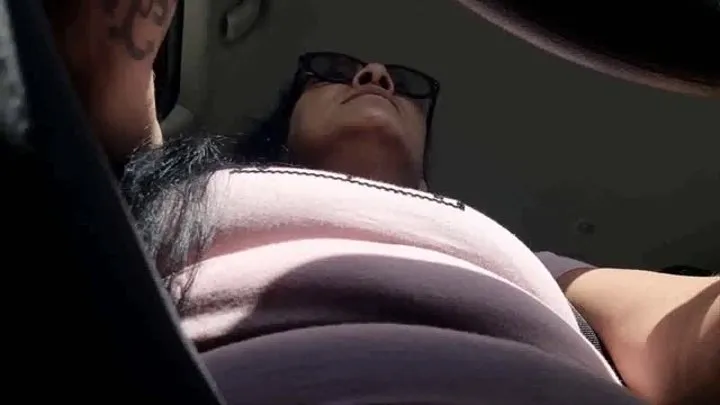 you are sitting on GIANT stepMOMMYS lap while she drives and talks to you in a loving tone Do you want ice cream? Oh look do you want to stop and get a happy meal or go toy shopping? becareful you dont fall off of mommys lap
