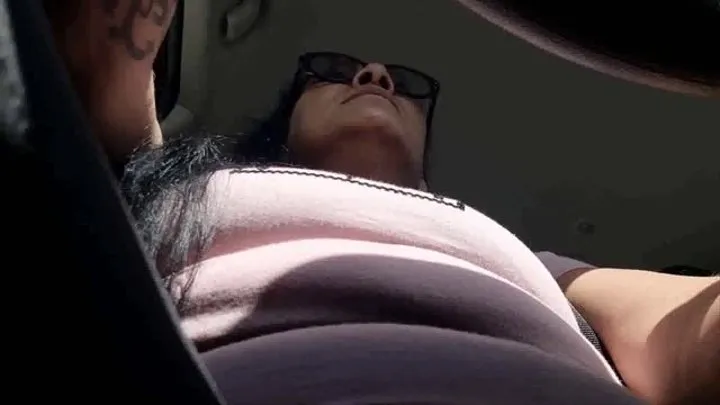 you are sitting on GIANT stepMOMMYS lap while she drives and talks to you in a loving tone Do you want ice cream? Oh look do you want to stop and get a happy meal or go toy shopping? becareful you dont fall off of stepmommys lap mkv