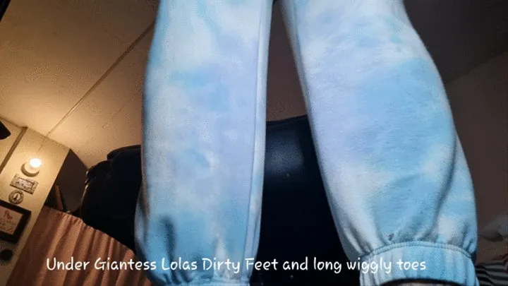 Barefoot Latina Milf Giantess Towers over you Unaware you are there under her Dirty Soles because you are so tiny careful you dont get crushed by her giant feet