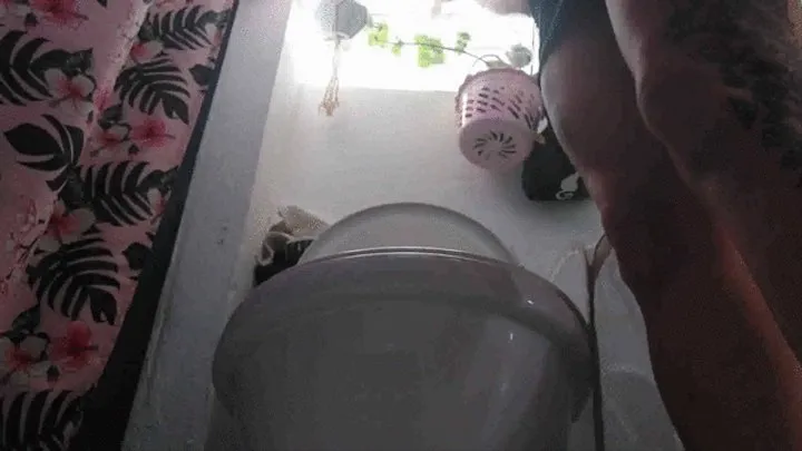 Mkv Pt 2 Pushing Moaning Toilet fetish spycam Giantess unaware smoking belly rubbing moaning while going to the toilet Toilet Sounds