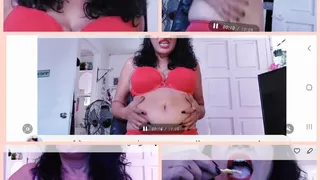 Transforming into a pig Hungry Grunting squealing Milf turns into a hungry pig Little Miss Piggy Giantess Vore Crunchy Chewing Snacks BURPING Overeating facestuffing transformation fetish Belly Growth She Eats you in one gulp