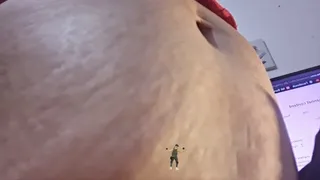 Giantess Big Bloated Bulging Belly tiny belly climber