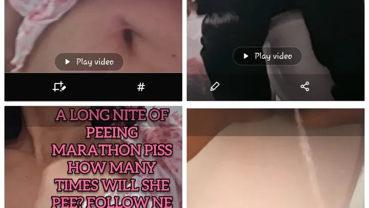 The Longest pissing video Ever Non Stop urination elimination A LONG day & NITE OF PEEING MARATHON PISS HOW MANY TIMES WILL SHE PEE? FOLLOW mE AND SEE SHE SAYS HAIRY BUSH GIANTESS MILF TOILET FETISH VOYEUR PHONE DROPPED IN TOILET High Power Piss Stream Sq