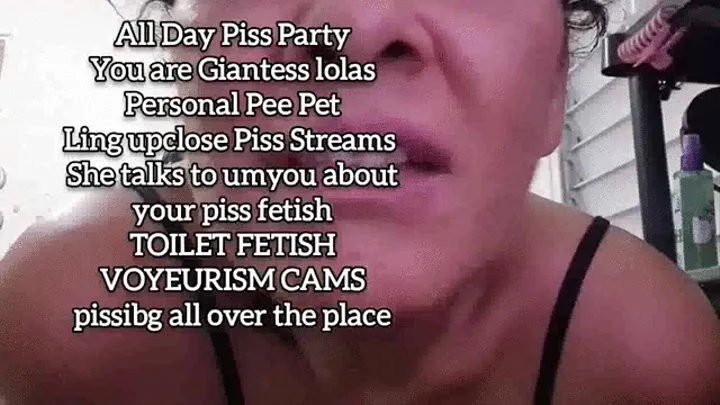 Avu All Day Piss Party You are Giantess lolas Personal Pee Pet Ling upclose Piss Streams She talks to umyou about your piss fetish TOILET FETISH VOYEURISM CAMS pissibg all over the place