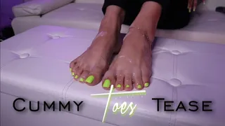 Cummy Toes Tease