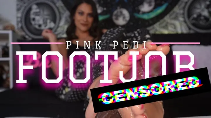 Pink Pedi Footjob Loser Edition