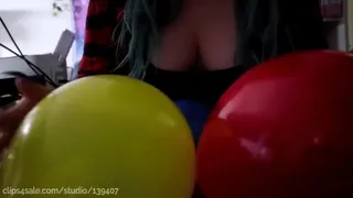 Popping Balloons With My Long Claws