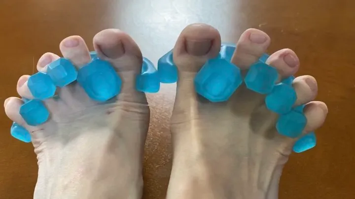 Feet Stretching In My Yoga Toes