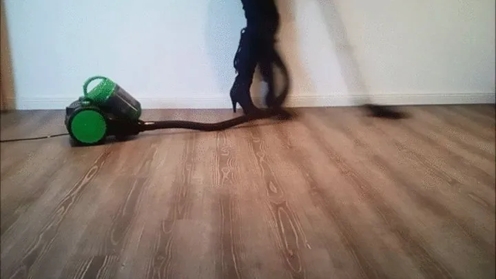 Vacuuming in 3 different rooms with 3 different boots