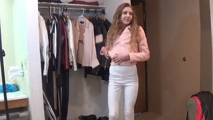 Princess Smokes in White and Pink Leather