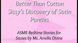 Better Than Cotton | Sissy's Discovery of Satin Panties | ASMR Bedtime Stories by Amelia Divine