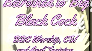 Betrothed to Big Black Cock; BBC Worship, CEI and Anal Training