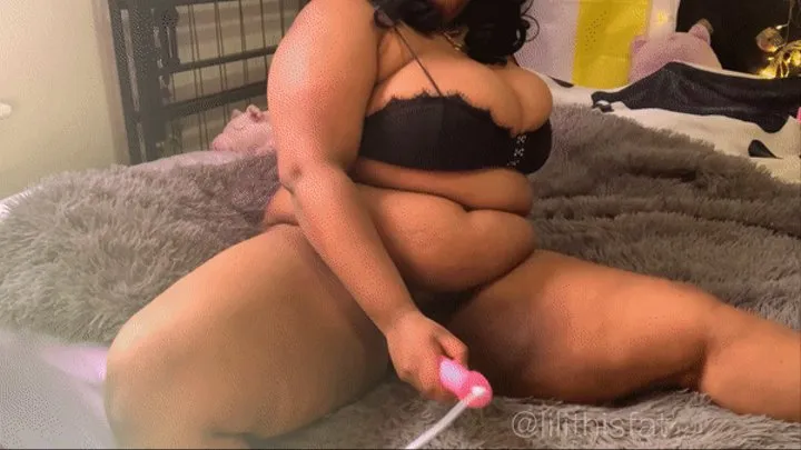 BBW Feedee Sweets Binge + Hitachi Orgasm