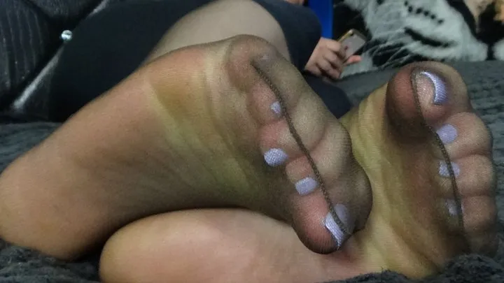 Cum on Davina's Sole 3