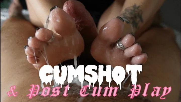 Cumshot & Post Cum Play